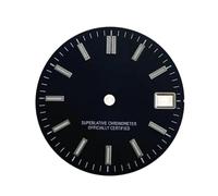 Genérico NH36 28,5mm S Logo Esfera de Fecha Verde Adecuada for Movimiento automático NH35 Luminoso 29mm s dial Accesorios Reloj(B16)