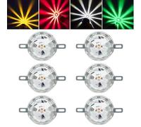 Generico Nicetopu Universal Waterproof LED Chassis Lights, Colorful 18 modes Flash Truck Chassis Lights, 12-24v Function LED Light Indicator Side Marker Signal for All Trucks (6PCS)