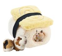 Genérico Nicho Hamster Casa,Refugio Pequeño Animal Parcialmente Cerrado Hábitat Decoif - Casa Cálida Invierno Cómodo para Hamster | para Escalada Dodo Erizo Ardilla Chinchilla