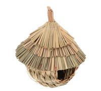 Genérico Nido de Pájaro Tejido a Mano, Casa Colgante para Pájaros de Jardín, Pajarera Cálida y Resistente para Colibríes, Pinzones y Cardenales, Adecuado para Exteriores y Decoración