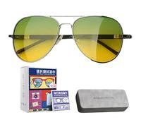 Genérico Night Driving Glasses Fors Men Women - Ergonomic Polarized Yellow Safety Goggles | Night Glasses For Driving | Yellow Lens With Anti-Glare Headlight For Men Women Car Drivers Sun Home Travel