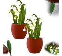Genérico Night Light Lilies - The Lily of The Valley Night Light,3D Printed Lily Flower Plant Table Lamp,Romantic Whimsical LED Desk Bedside Ambient Lighting for Bedrooms Relaxing & Sleeping (2)