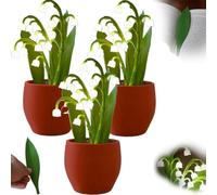 Genérico Night Light Lilies - The Lily of The Valley Night Light,3D Printed Lily Flower Plant Table Lamp,Romantic Whimsical LED Desk Bedside Ambient Lighting for Bedrooms Relaxing & Sleeping (3)