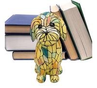 Genérico Night Stand Light - Aesthetic Puppy Nightlight, Adjustable Animal Shape Lamp with Dimmable Glow Settings, Portable Folding Wooden Nightlamp, Ideal for Reading Study Ambient Illumination