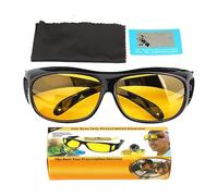 Genérico Night Vision Driving Glasses - 6.1 Inch Sunglasses Goggles | PC Polarized Eyewear - Ergonomic Fit for Walking Cycling Driving Low Light Rain Fog Glare Reduction Outdoor Safety