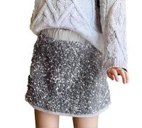 Genérico Niñas Sparkle Tutus Princesa Ballet Danza Fiestas De Cosplay Vestido de Lentejuelas para Niñas con Cinturilla Elástica y Diseño Encantador para Ocasiones