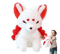 Genérico Nine Tailed Fox Plush Toy - Extra Soft Premium Fabric, Stuffed Animal, Cute Cartoon Doll, Decorative Kawaii Figure, Birthday Holiday Present | For Kids Girls Teens
