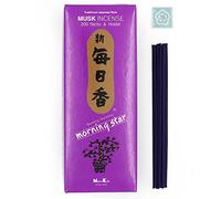 Genérico Nippon Kodo Morning Star Incienso Japonés De Almizcle - 200 Stick Box con Soporte De Cerámica