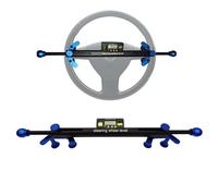 Genérico Nivelador Digital for Volante, con medidor electrónico de posicionamiento, Ajustable de 19 a 37 cm, Rango de medición de ±90°, 4 Modos de medición, for reparación de automóviles.