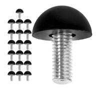 Genérico Niveladores de Patas Ajustables para Muebles de Patio y Gabinete, Tornillos Roscados 22 Mm M8 Cabeza Redonda, Juego de 20 Piezas para Mesas y Sillas, Soporte Estable y Regulable