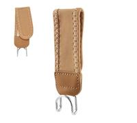 Genérico No Buckle Belt Elastic Waist Tightener - Nylon Leather Metal 22x4cm Adjustable Hook - Stretch Belt For Pants Men Women - Comfortable Quick Fastener