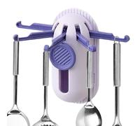 Genérico No Drill Adhesive Hooks, 5-Claw Telescopic Hanger, Damage-Free Wall Hook with Strong Hold, Adorable Home Organizer, Multi-Purpose Stick On Hook for Towel Coat Key Hat Bag Door