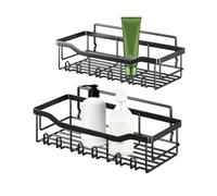 Genérico No Drill Bathroom Shelf, No Punching Wall Shelf, Wall-Mounted Shower Holder, Bath Wall Rack Organizer, Large Capacity Wall Shelf, Bathroom Wall Organizer, Wall-Mounted Shelf For Kitchen
