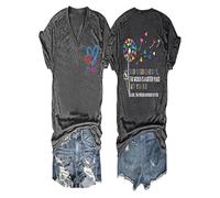 Genérico, no importa Querida Persona Detrás de Mí El mundo es un lugar mejor con tu camisa para mujer, gris oscuro, XXL