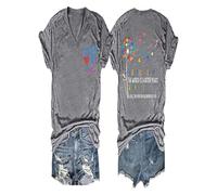 Genérico, no importa Querida Persona Detrás de Mí El mundo es un lugar mejor con tu camisa para mujer, gris, S