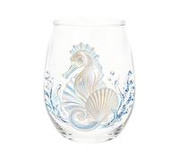 Genérico No Stem Wine Glasses - 400ml Sea-Themed Novelty Glassware