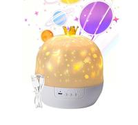 Genérico Nocturna Estelar: De La Vía Láctea, Pantalla Panorámica De Galaxia En Movimiento | Iluminación De Guardería De Constelación Multicolor Para Dormitorio De Niños Pequeños, Techo, Tiempo