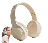 Genérico Noise Cancelling Headphones, Foldable Over Ear Wireless Headphones with Deep Bass, Comfortable Over Head Headset with, Built-in, Perfect For Travel, Work, Study, Women, Men