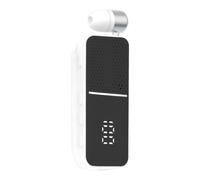 Genérico Noise Cancelling Workout Earbuds with Digital Display & Lapel Clip | Clip-Oņ workout earbuds with digital display deliver secure fit, noise reduction, and all-day comfort for active use.