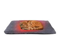 Genérico Noiseless Cat Heating Bed, Self-Warming Sleeping Pad, Machine Washable, Non-Slip Bottom, Comfortable Heating Pad 24.02x17.72 in Ideal for Pets, Puppies, Furniture, Sofas, Floors, Pet Beds