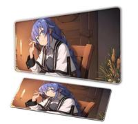 Generico Non job transfer animeMousepad, large game keyboard pad, gameMousepad XXL rubber anti slip base - stitched edges - smooth surface - officeMousepad - PC computer (C, 35,4 x 15,7 in)