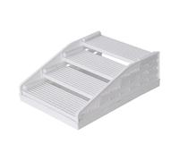 Genérico Non Slip Cat Litter Mat, Adjustable Wide Grid Floor Protector, 24x18 Inch Detachable Pet Steps with Soft, Cat Paw Cleaner Mat, Pet Accessory with Anti Skid Design, Home for Indoor Ca