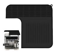 Genérico Non Slip Coffee Mat, Waterproof Coffee Pad, 12.6x11.81 Inches Machine Base with Anti Spill, Sturdy Silicone Grinder Pad, Mat with Textured Design, Counter Protector for Home Cafe