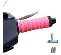 Genérico Non-slip Soft Silicone Grip Tape, Non-Slip Soft Silicone Grip Tape for Motorcycle Handlebars, Function with Air Vent Holes and Shock-Absorbing, for Bike, Fishing Pole, Gym (Black,2PCS)