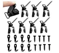 Genérico Non-Slip Tapestry Clips - Tapestry Hangers for Walls | Display Hook Clamp | Carpet Hangers Clamps for Wall Quilt Tapestries Fabric Art Decorations Drapery Quilting Textile