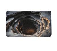 Genérico Non-Slip Trap Door Pads - Optical Illusion Rug, Bottomless Design Opticall Illusions Hole For Living Room Bedroom Kitchen Bathroom Indoor Outdoor Entrance Doorway Stair Zone Terrace