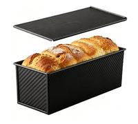 Genérico Nonstick Loaf Pan, Quick Release Bread Mold, Standard Baking Tray Oven, Heavy Gauge Metal Bakeware Durable, Corrugated Wave Textured, Bakery Kitchen Usage Professional