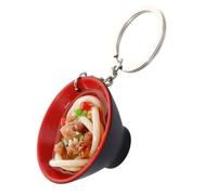 Genérico Noodle Bowl Keychain - Mini Food Pendant | Realistic Bag Charm