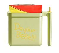 Genérico Noodle Soup Bowl with Fork | Heat-Resistant PP Dinnerware 19.2x6.6x16.2cm, Portable Food Container for College Dormitory Camping Office Home Travel Kitchen Dining Room, Easy Carr