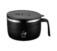Genérico Noodles Bowl with Draining - 304 Stainless Steel | Lid & Handle