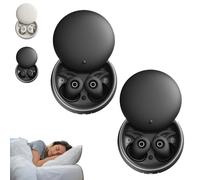 Genérico Noorasleep Snooze Pods Pro, Snoozepods Pro - Bluetooth Sleepbuds, Blocks of Noise, Ear Pods for Sleep with a Smart Case, Anti-Snoring Pod for Side Sleeper (Black*2)