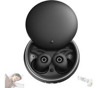 Genérico Noorasleep Snooze Pods Pro, Snoozepods Pro - Bluetooth Sleepbuds, with Smart Case, Effective Noise Reduction, Soft and Snug Fit, for Side Sleepers, Travel, Sports (Black)