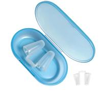 Genérico Nose Clips Swimming Silicone - Anti Choking Snorkel Plug, Plugs Pool Beach Snorkeling, Diving Water Sports Summer Vacation | Swimming Silicone Anti-Choking Snorkel Plug Nose Plugs for f