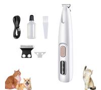 Genérico Notdusk Calmclippers for Cats, Rechargeable Hair Shaver with LED Display, Low Noise Waterproof Electric Dog Paw Trimmer, for Paws, Ears, Face and Eyes (1pcs)