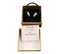 Generico Note Box - 1.49×1.30in Headphone Pocket Greeting Cards, Mother's Day Keepsake For Long Distance Son Daughter Mother Dad Desk Bookshelf Bedside Workplace Display