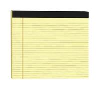 Genérico Note Pads | 11x9.5 Inch College Ruled Notepads | 30-Sheet Colorful Legal Pads for Students Court Room Office Business School Home Management Meeting