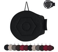 Genérico Novanest Seat Cushion, Nova Nest 360 Rotating Seat Cushions for Car, Car Cushions for Driving, Ergonomic Office Chair Cushion, Non-Slip, Comfortable Long Sitting (Black,Rhombus)