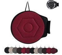 Genérico Novanest Seat Cushion, Nova Nest 360 Rotating Seat Cushions for Car, Car Cushions for Driving, Ergonomic Office Chair Cushion, Non-Slip, Comfortable Long Sitting (Red,Rhombus)