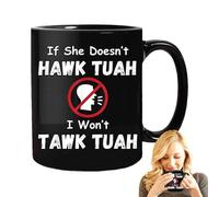 Genérico Novelty Coffee Mugs, 400ml Coffees Cup Spit on That Thang, Ceramic Large Caliber Spitting Mug, Themed Party Tea Cups for Coffee and Milk Tea Enthusiasts, 3.74x3.15 Inches