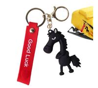 Genérico Novelty Horse Charms - Cartoon Keychain for Women Travel | Soft Rubber Material with Fun Design, 2026 Keepsake Accessory, Family Friends Colleagues Fans Gift, Birthday Festival New Year