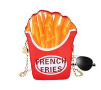 Genérico Novelty Purse - Cute Bag for Travel Fun | Cartoon Hamburger Handbag with Adjustable Strap, Lightweight Portable Design, Ideal for Beach Walks Commuting Shopping Dating Overnight Outings