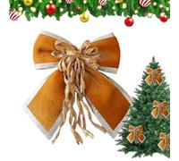 Genérico Nudos y Cintas - de árbol de Navidad de terciopelo, gran decorativo de 25 cm | vintage para guirnalda, corona, abeto, chimenea y puerta - Decoración interior/exterior