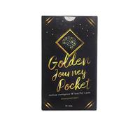Genérico Nuevas Barajas de Tarot de adivinación Golden Journey de 12x7 cm. Cada Carta es una Obra de Arte Colorida con guía de adivinación. Golden Journey Tarot