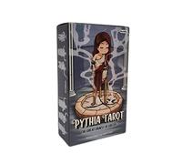 Genérico Nuevas Cartas de Tarot, Cartas de Tarot Pythia para Principiantes con 4 Cartas adicionales, baraja de Tarot con Juego de Mesa de adivinación Manual de Fortuna Pythia Tarot