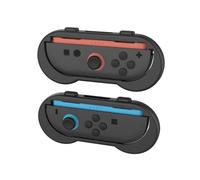 Genérico Nuevo 2025 2PCS Soportes de agarre resistentes al desgaste para Switch 2 para Joy-Con Controlador Accesorios para juegos Controlador Apoyos para manos Gorras para pulgares (NEGRO)