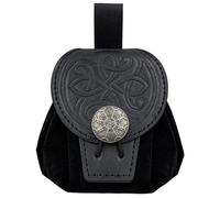 Genérico Nuevo diseño de Bolsa de Dados de Cuero PU, Bonita Bolsa con cordón para D&D, Dungeons & Dragons, RPG, Monedero, Idea de Regalo